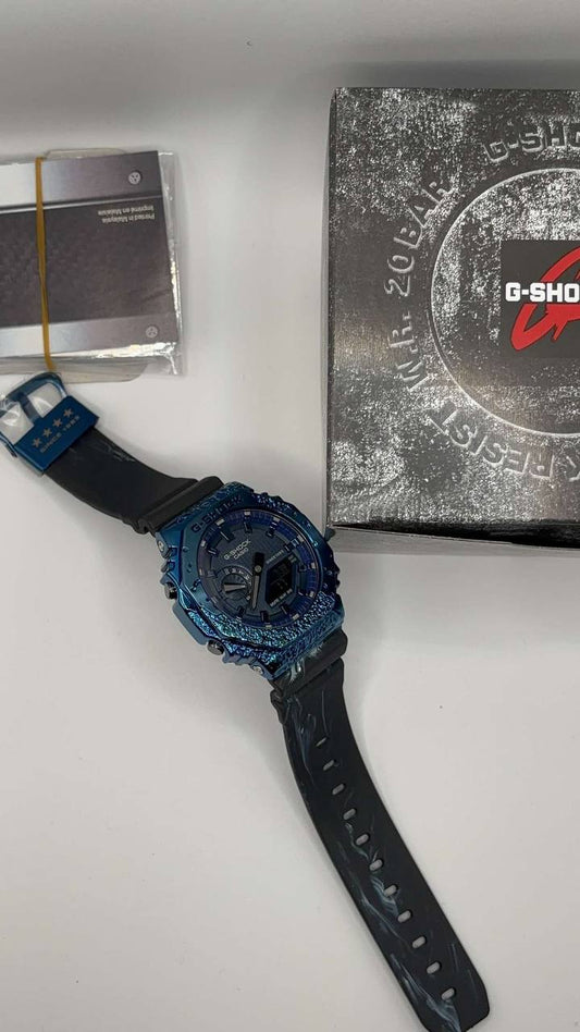 Montre Casio G-Shock- Lunette Bleue